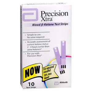 Precision Xtra, Blood B-Ketone Test Strips, Box Of 10