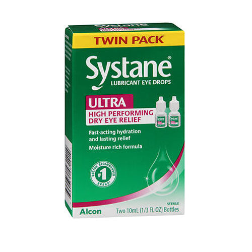 Systane, Ultra Lubricant Eye Drops Twin Pack, 20 Ml