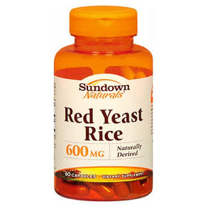 Sundown Naturals, Red Yeast Rice, 600 Mg, 60 Caps
