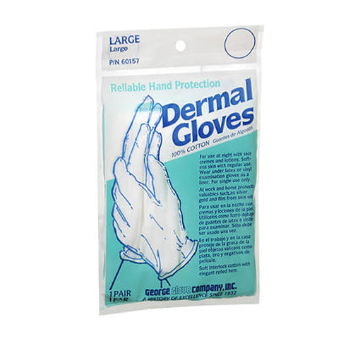 George Glove, Dermal Gloves Large, 1 Pair