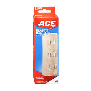 Ace, Elastic Bandage With Clips 6 Inch, 1 Each