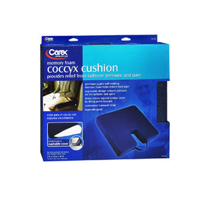 Carex, Memory Foam Coccyx Seat Cushion, 1 each