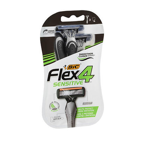 Bic, Flex 4 Sensitive, 3 each