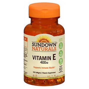 Sundown Naturals, Sundown Naturals Vitamin E, 400 IU, 100 caps