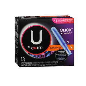 U By Kotex, Click Tampon Super Plus, 18 Count