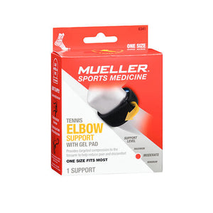 Mueller, Sports Medicine Tennis Elbow Support With Gel Pad Moderate, 1 Each