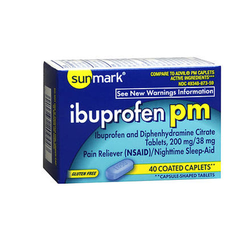 Sunmark, Ibuprofen Pm, 40 Caps