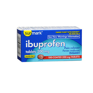 Sunmark, Ibuprofen, 200 mg, 100 tabs
