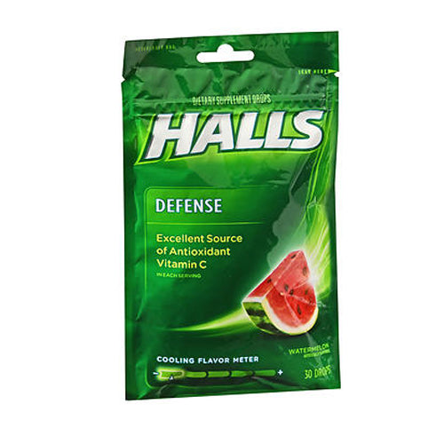 Halls, Defense Vitamin C Drops Watermelon, 30 Count