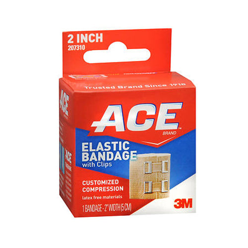 Ace, Elastic Bandage With Clips 2 Inch, 1 Each