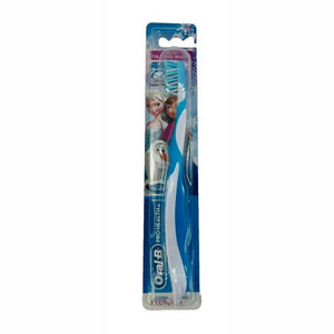 Oral-B, Pro-Health Junior Cross Action Disney Frozen Kids Toothbrush Blue, 1 Each