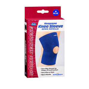 Fla Orthopedics, Orthopedics Knee Sleeve Neoprene Open Navy Medium, 1 Each