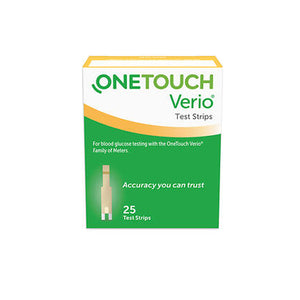 Onetouch, Verio Test Strips, 25 Count