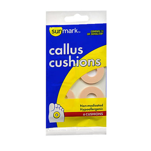 Sunmark, Callus Cushions Non-Medicated, 6 each
