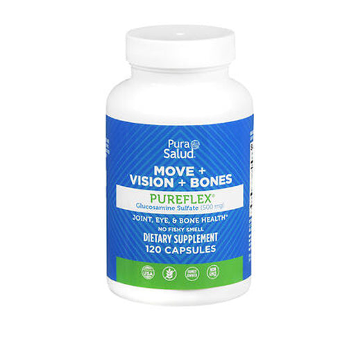 Pura Salud, Pureflex Glucosamine Sulfate, 500 mg, 120 caps