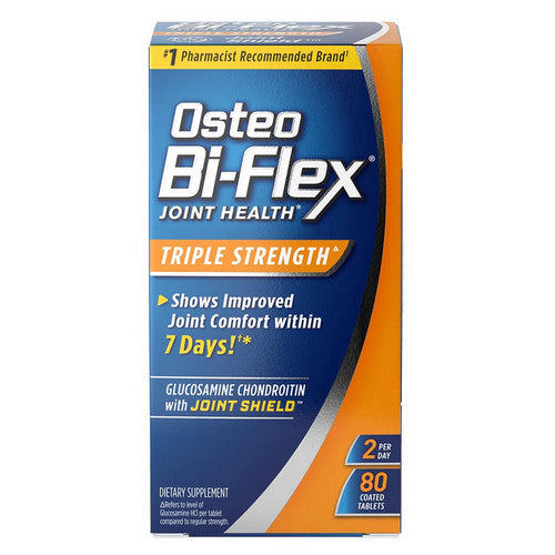 Osteo Bi-Flex, Triple Strength Glucosamine Chondroitin With Joint Shield, 80 Tabs