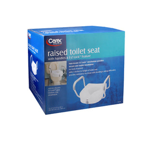 Carex, Raised Toilet Seat B304-00, 1 each