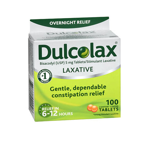 Dulcolax, Laxative Tablets, 100 Count