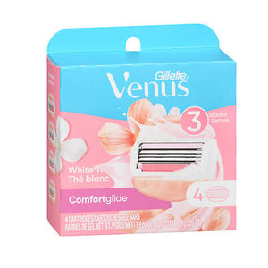 Gillette, Venus Comfortglide Cartridges White Tea, 4 Count