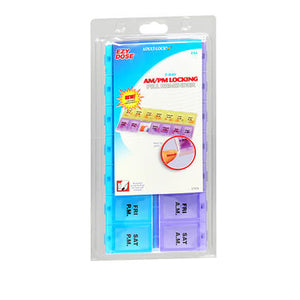 Ezy Dose, 7-Day Am Pm Locking Pill Reminder 2Xl, 1 Count