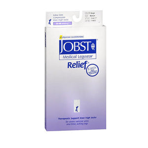 Jobst, Relief Knee High Extra Firm Compression Beige Medium, 1 Each