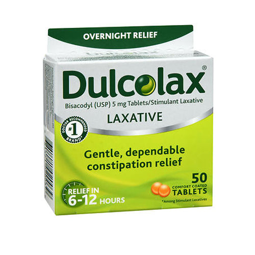 Dulcolax, Stimulant Laxative Comfort Coated Tablets, 50 Count
