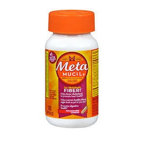 Metamucil, 3 In 1 Daily Fiber Capsules, 100 caps