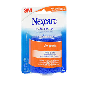 Nexcare, Athletic Wrap 3 Inch Blue, 5 Yard
