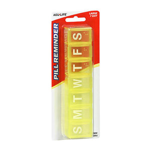 Acu-Life, Pill Reminder Large 7 Day, Large 1 each