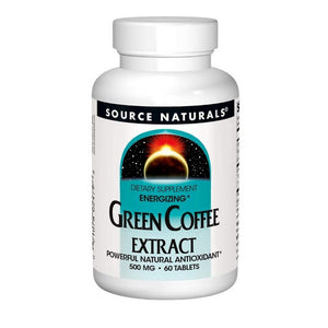 Source Naturals, Green Coffee Extract Energizing, 500 mg, 60 tabs