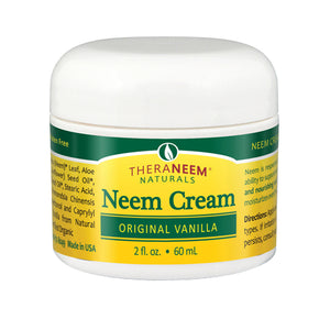 TheraNeem Naturals, Naturals Neem Cream Original Vanilla, 2 Oz