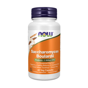 Now Foods, Saccharomyces Boulardii Probiotic, 5 Billion CFU, 60 Veg Caps