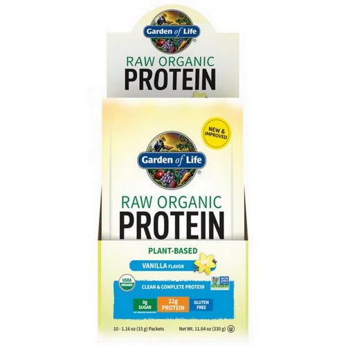 Garden of Life, RAW Organic Protein, Vanilla 1 Tray