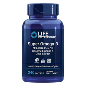 Life Extension, Super Omega-3 Epa Dha Fish Oil, 240 Softgels
