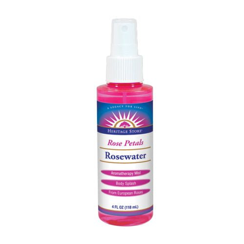 Heritage Store, Rosewater Refreshing Facial Mist, 4 Oz