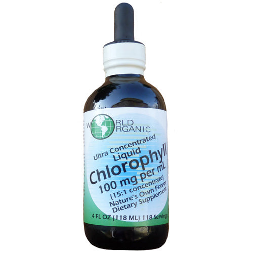 World Organics, Ultra Concentrated Liquid Chlorophyll, 100 Mg, 4 Oz