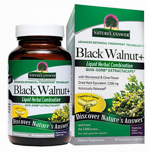Nature's Answer, Black Walnut And Wormwood Extract, 90 Veg Caps