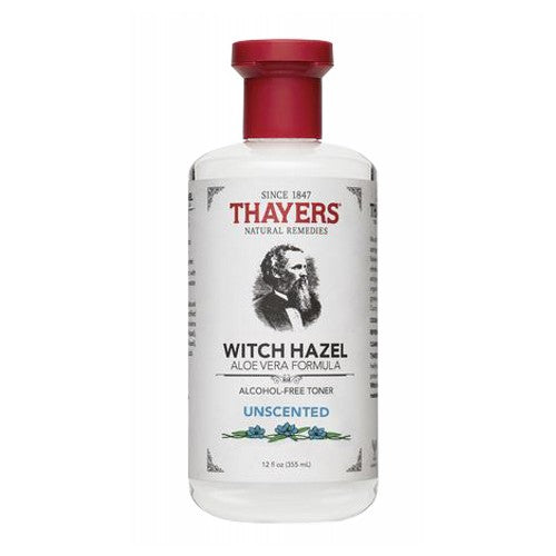 Thayers, Witch Hazel Facial Toner Alcohol-Free Unscented, 12 Oz