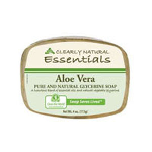 Clearly Natural, Essentials Glycerin Bar Soap Aloe Vera, 12 Oz (Pack Of 3)