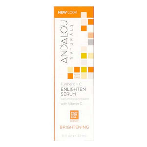 Andalou Naturals, Enlighten Serum, Brightening Turmeric Plus C, 1.1 oz