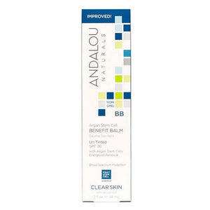 Andalou Naturals, Beauty Balm, Clarifying Oil Control Un-Tinted 30 SPF,  2 oz