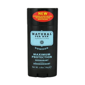 Herban Cowboy, Natural for Her Deodorant, Powder Scent 2.8 oz