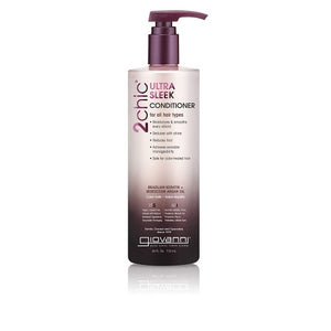 Giovanni Cosmetics, 2chic Brazilian Keratin and Argan Oil Ultra-Sleek Conditioner, 24 OZ