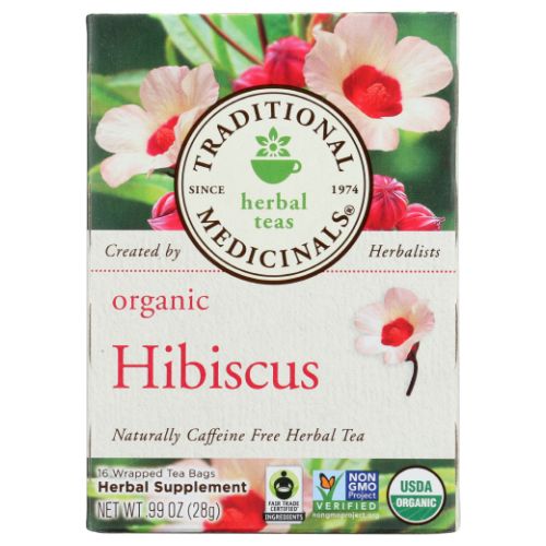 Traditional Medicinals, Hibiscus Tea, 16 BAGS