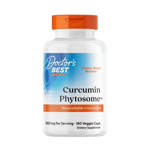Doctors Best, Curcumin Phytosome With Meriva, 1000 Mg, 180 Veggie Caps