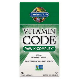 Garden of Life, Vitamin code, Raw K-Complex 60 vcaps