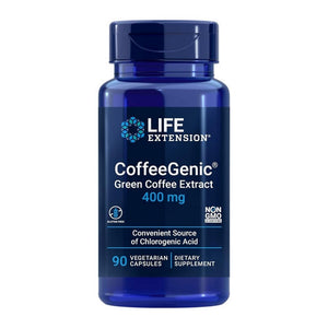 Life Extension, CoffeeGenic, 400 mg, Green Coffee Extract 90 vcaps