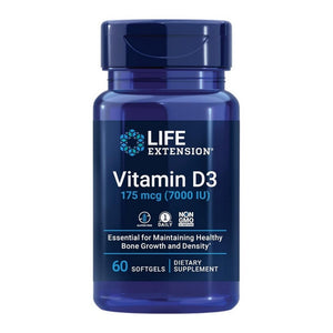Life Extension, Vitamin D3, 175 Mcg, 60 Softgels
