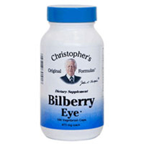 Dr. Christophers Formulas, Original Formulas Bilberry Eye, 475 mg, 100 Vegicaps