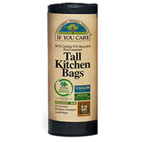 If You Care, Recycled Trash Bags, 10 COUNT